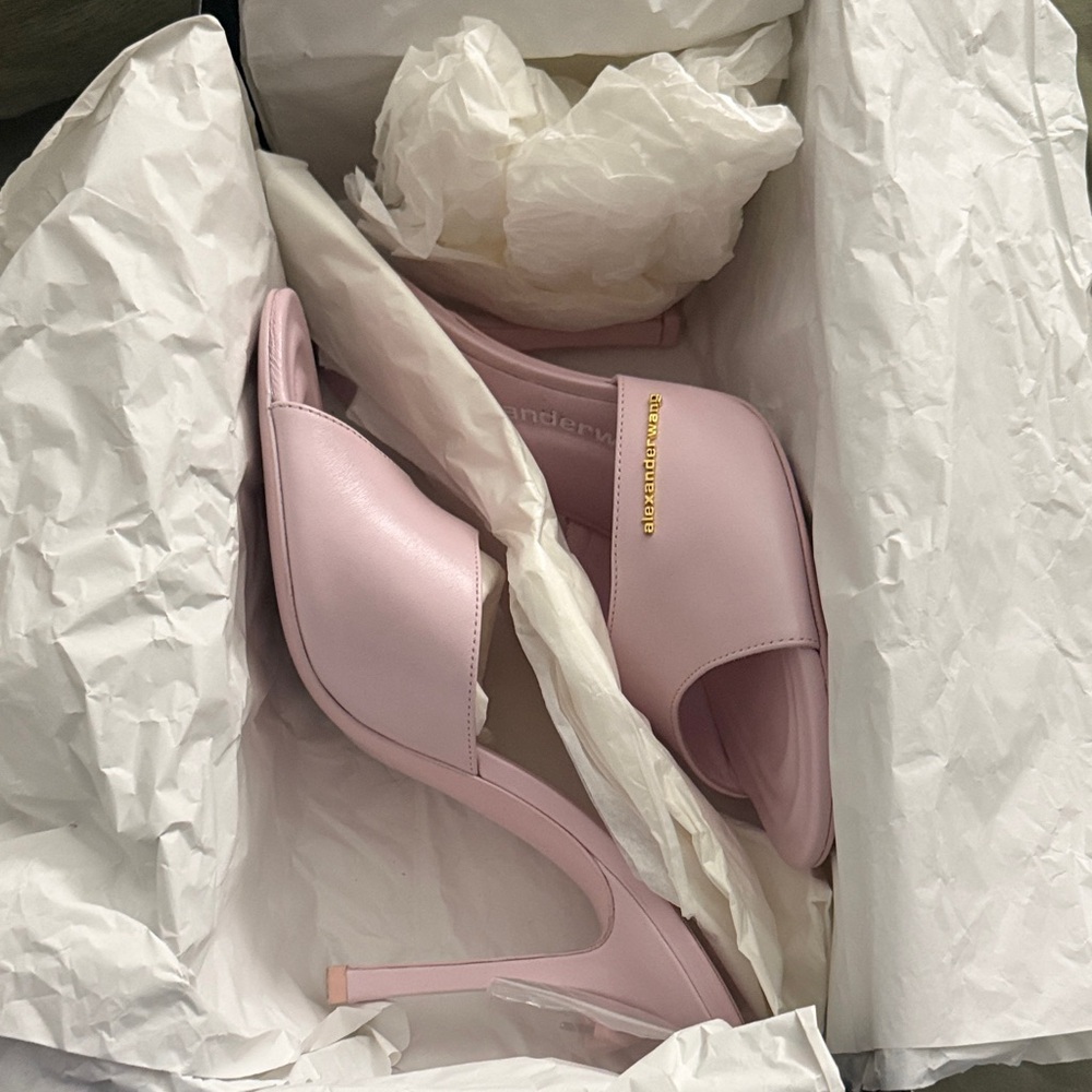 Alexander Wang Lucienne Pink High Heel Mules